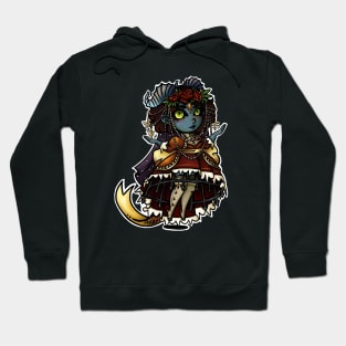Demon in Pearls and Lace Hoodie